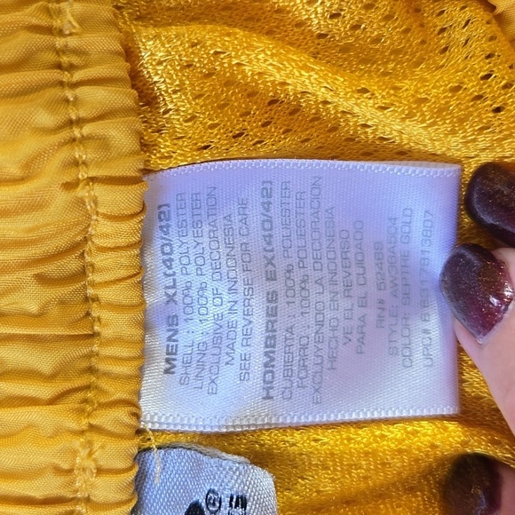 Athletic Works Bright Yellow Lightweight Jogger Sweatpants - Picture 8 of 8
